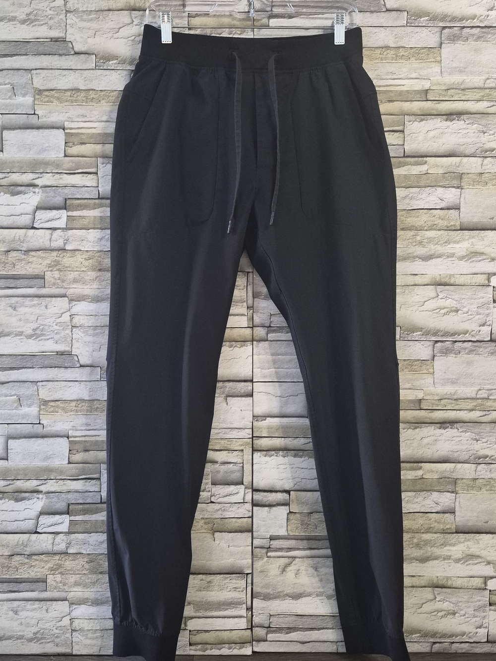 ​Lululemon ABC Jogger Pants Mens Size Medium M Black Gym Casual Travel Athletic